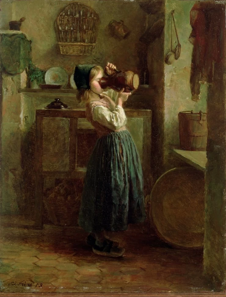 Ragazza che beve dalla brocca - Walters Art Museum, Baltimore